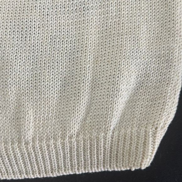 Women's Size M (fits like a S) - Vintage 80’s Black and White Sweater - Picture 10 of 14